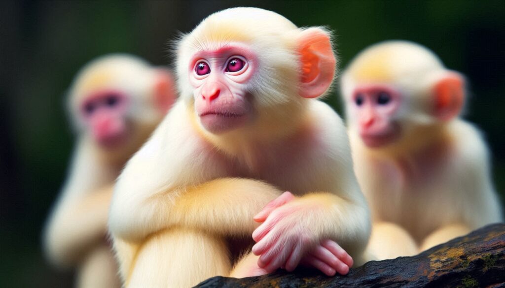 Albino Monkeys